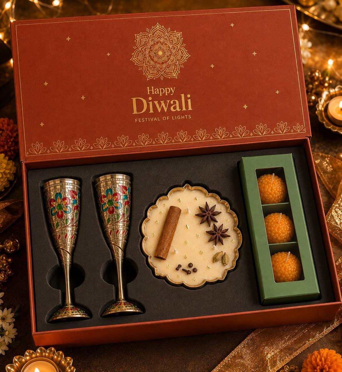 Premium Diwali gift hamper by jagmugg